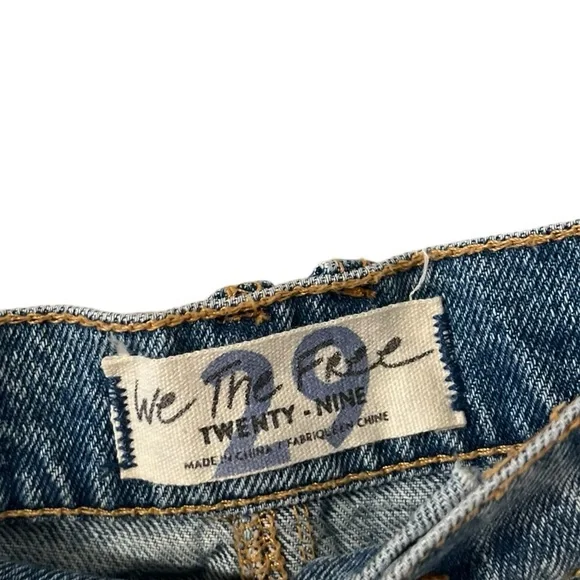 FREE PEOPLE Brea Denim Distressed Skirt - Picture 8 of 8